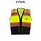 Contrast High Visibility Safety Vest with Reflective Stripes Multi-Pocket Work Vest | RADYAN®